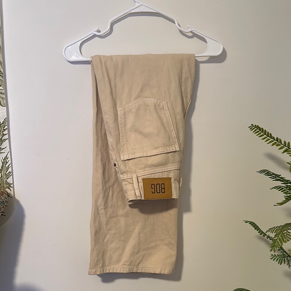 BDG Urban outfitters  Beige wide leg denim pants